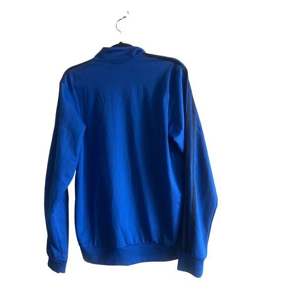 Mens Royal Blue Three Stripes Track Light Weight Jacket - Picture 3 of 7